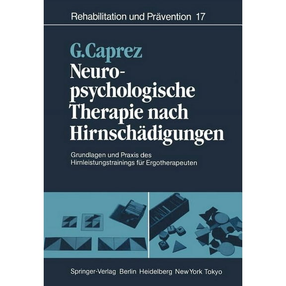 Rehabilitation Und PRävention Neuropsychologische Therapie Nach Hirnschädigungen: Grundlagen Und PRAXIS Des Hirnleistungstrainings Für Ergotherapeuten, Book 17, (Paperback)