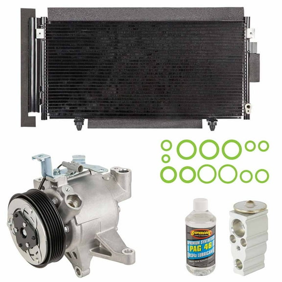 For Subaru XV Crosstrek Impreza A/C Kit w/ AC Compressor Condenser & Drier - BuyAutoParts
