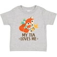 thumbnail image 3 of Inktastic My Tia Loves Me Fox Niece Nephew Gift Boys or Girls Toddler T-Shirt, 3 of 5