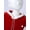 Red, variant on Alvivi Kids Girls Christmas Hooded Dress Mrs Santa Claus Party Costume 4-14