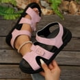 thumbnail image 5 of Dakaela Womens Flat Sandals Ankle Strap Sport Water Walking Sandal Platform Summer Beach Shoes, 5 of 8