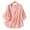 Pink, variant on MOJOGO Women's Cotton Linen Shirts Loose Embroidered Blouse Lantern Sleeve A Line Tops Summer Going Out OutShapes White M