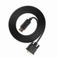 thumbnail image 3 of Adaptador convertidor de cable DisplayPort a VGA HD 1080P de 1,8 m para PC y portátil, 3 of 14