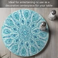 thumbnail image 3 of CounterArt Ocean Fantasy Tempered Glass Lazy Susan Turntable, 3 of 8