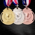 thumbnail image 4 of Medalla de premio de oro, plata y bronce de 10-50 piezas, premios de competición de fútbol, premios de premios para regalos de recuerdo, juguetes deportivos para niños, 4 of 5