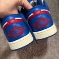 thumbnail image 3 of NIKE Nike White, Blue, and Red Sneakers, 3 of 5