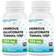 thumbnail image 1 of Suplemento de hierro Puregen Labs Gluconato ferroso 324 mg 200 comprimidos, 1 of 7