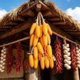 thumbnail image 2 of 5Pcs Artificial Corn String Decoration Lifelike Corn Decor for Home Kitchen, Fall Harvest Festival Whimsical Touch and Educational Use - Thanksgiving Autumn Farmhouse Decoration, 2 of 5