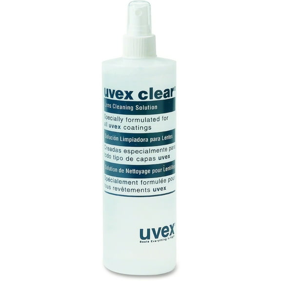 Uvex Safety Inc. Lens Cleaning Solution Spray Bottle 16oz S463