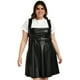 thumbnail image 1 of Vestido de vinipiel Roman Fashion/Tallas extras, 9515 negro 40 Roman Fashion V-RF-9515-NEGRO, 1 of 6