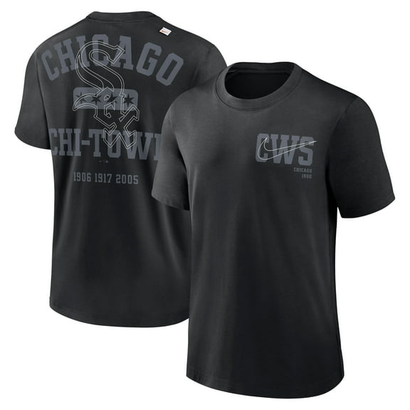 Men's Nike Black Chicago White Sox Statement Game Over T-Shirt