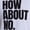 Athletic Heather, variant on Humor Men's and Big Men's How About No Graphic Tee with Short Sleeves, Size S-3XL