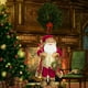 thumbnail image 5 of Muñeca de Papá Noel de pie Colección de decoración tradicional Modelo creativo Adornos Estatuilla de Navidad para ventana interior Navidad Niñ , 45cm, 5 of 8
