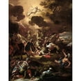 thumbnail image 3 of Francesco Solimena 15x18 Black Modern Framed Museum Art Print Titled - The Conversion of Saul (circa 1690), 3 of 5