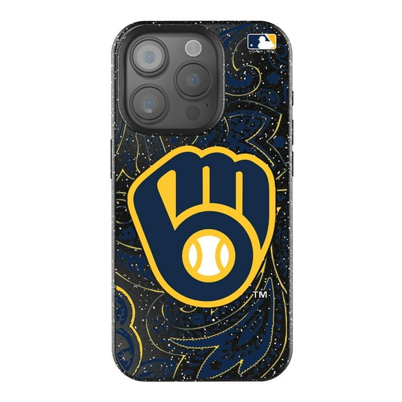 Keyscaper Milwaukee Brewers Paisley Bling iPhone Case