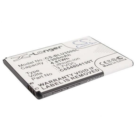 1300mAh C654804130T Battery for BLU DASH 3.5 D170