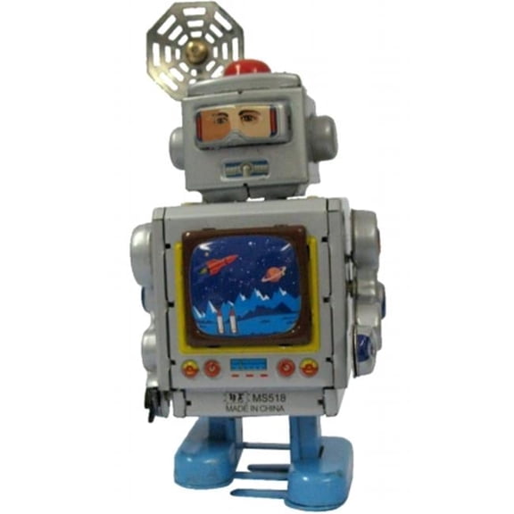 SHAN Collectible Tin Toy - Robot Silver