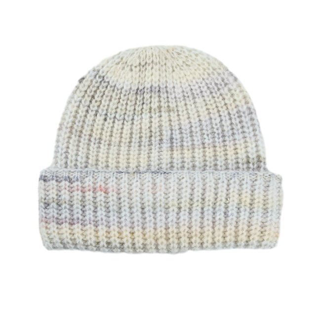 CSChome Cold Weather Hat Unisex Winter Hat - Striped Color Matching High Elastic Knitted Soft