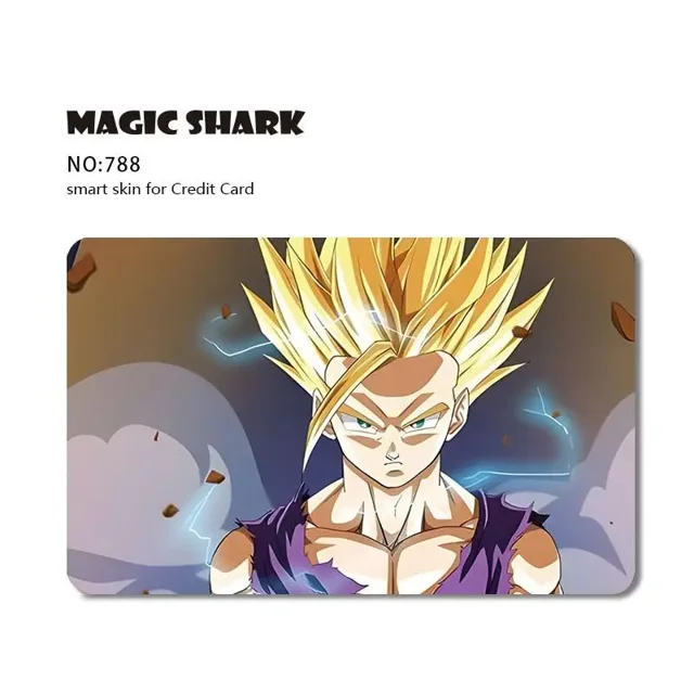Fashion Cartoon Anime Game PVC Matte Film Sticker Case Skin for Credit Card Big Small No Chip 788 Big Chip