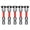 Black, variant on Eqslft 5Pcs Drywall Bit Attachment With Depth Stop Drywall Screwdriver Bits Gypsum Board Screwdriver Bits S2 Steel Hex Shank For Sheetrock And Plasterboard