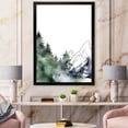 thumbnail image 3 of Designart 'Trees With Winter Dark Blue Mountain Landscape III' Modern Framed Art Print, 3 of 4
