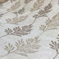 thumbnail image 2 of Fabric Mart Direct Off White Sheer Fabric By The Yard, 54 inches or 137 cm width, 1 Yard White Sheer Fabric, Fern Tree Embroidery, Upholstery Drapery Curtain Wholesale Fabric, Window Treatment, 2 of 8