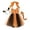 Orange, variant on HNMKIU Halloween for Girls Toddler Summer Halloween Girls Sleeveless Cartoon Animals Mesh Tutu Dress Party Outfit Brown - 6-8 Years