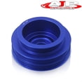 thumbnail image 1 of AJP Distributors JDM Light Weight Aluminum Under Drive Crank Pulley Wheel Anodized Blue Compatible/Replacement For Honda Civic CRV CRX Del Sol / Acura Integra B16A B18C B20 B-Series Engine, 1 of 5