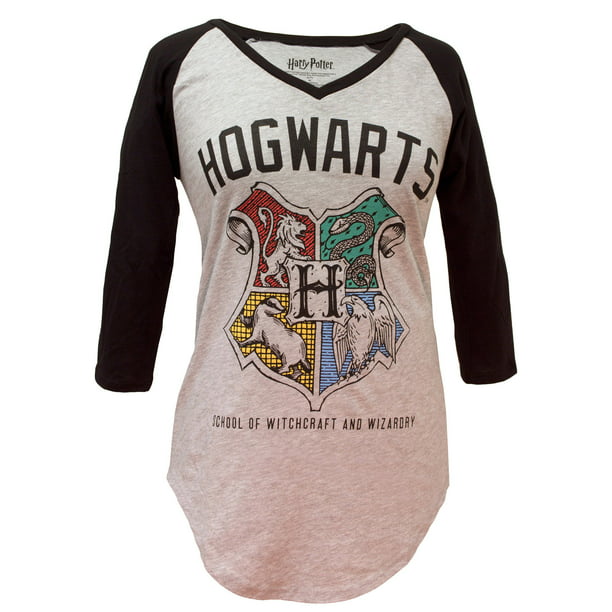 Harry Potter Hogwarts Women's Raglan T-Shirt -