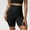 Black, variant on uublik High Waisted Shorts for Women Lifter Hip Shorts Shapewear Women's Gym Shorts Black S