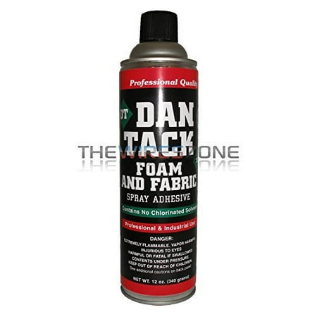 - Dan Tack 2012 Professional Quality Foam & Fabric Spray Adhesive Can 12 oz