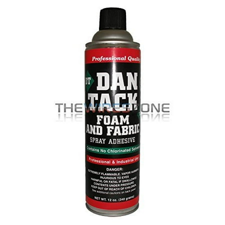 Dan Tack 2012 Professional Quality Foam & Fabric Spray Adhesive Can 12