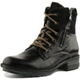 thumbnail image 6 of Josef Seibel Sandra 91 Women's Lace Up Leather Ankle Boot With Side Zip In Navy Size 6, 6 of 6