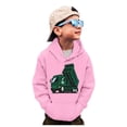 thumbnail image 1 of WEAIXIMIUNG Chandails Garçons Col Rond Camion Dinosaure Manches Longues Chandail Tops Tees, 1 of 6