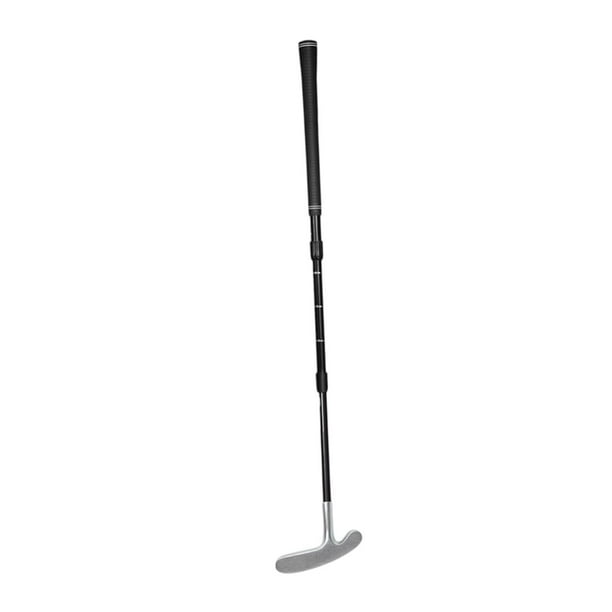 Putter de golf retráctil ajustable para hombres y mujeres, portátil para diestros y zurdos. Negro