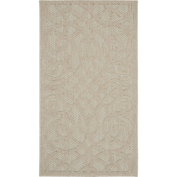 Nourison Palamos PLS04 Indoor/outdoor Area Rug - Cream 2'2" x 3'9"