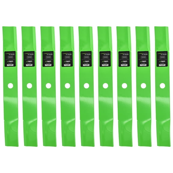 LawnRAZOR Medium Lift Blade for John Deere 60 inch M128485 9 Pack 810-CBL2309D