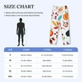 thumbnail image 6 of Kdxio Autumn Pumpkins Fall Leaves Print Men's Sleep Pajama Pant Lounge Pants with Pockets, 6 of 8