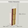 thumbnail image 2 of Evideco French Home Goods JAVA Brown Modern Plaid Toilet Paper Holders, 2 of 8