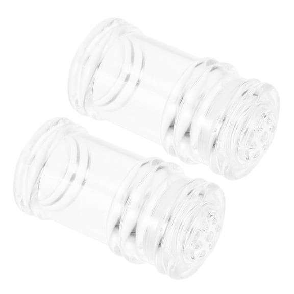 MLINS 2pcs Shakers Restaurant Refillable Seasoning Bottles Kitchen Container Novelty Condiment Shakers Crystal Salt Dispenser