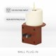 thumbnail image 5 of Vela Luminara Nightlight sin llama de arcilla cocida desde el anochecer hasta el amanecer, 5 of 8