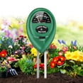 thumbnail image 3 of Torubia Soil Tester, 3-in-1 Plant Moisture Meter Light and PH Tester for Home, Garden, Lawn, Farm, Indoor and Outdoor Use, Promote Plants Healthy Growth,Green, 3 of 9