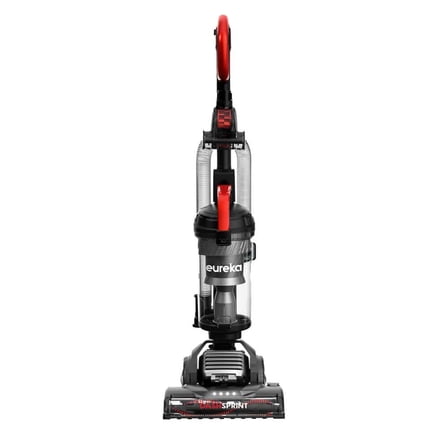 DashSprint Corded Bagless Upright Vacuum with Turbo Pet Tool and Dual Motor for Hard Floor, Carpet and Tile in Red