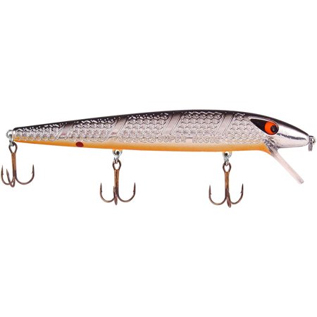 UPC: 0049575002569 | Smithwick Super Rogue 3/8 oz Fishing Lure – Chrome/Black/Orange Belly