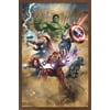 Marvel Cinematic Universe - Avengers - Fantastic Wall Poster, 14.725" x 22.375", Framed