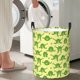 thumbnail image 5 of Balery Funny Frogs Cesta de ropa redonda con asas, impermeable, independiente, para ropa, juguetes, dormitorio y familia-Medium, 5 of 6