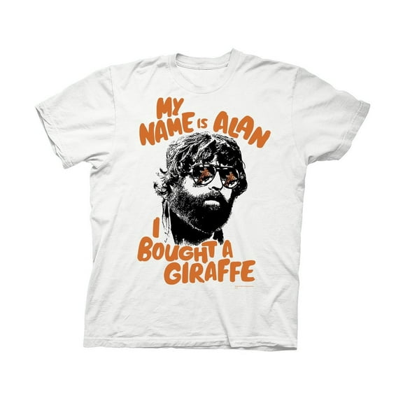 The Hangover T-Shirt My Name Is Alan I Bought A Giraffe Officially Licensed