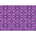 thumbnail image 1 of Ahgly Company Machine Washable Indoor Rectangle Transitional Dark Orchid Purple Area Rugs, 2' x 5', 1 of 7