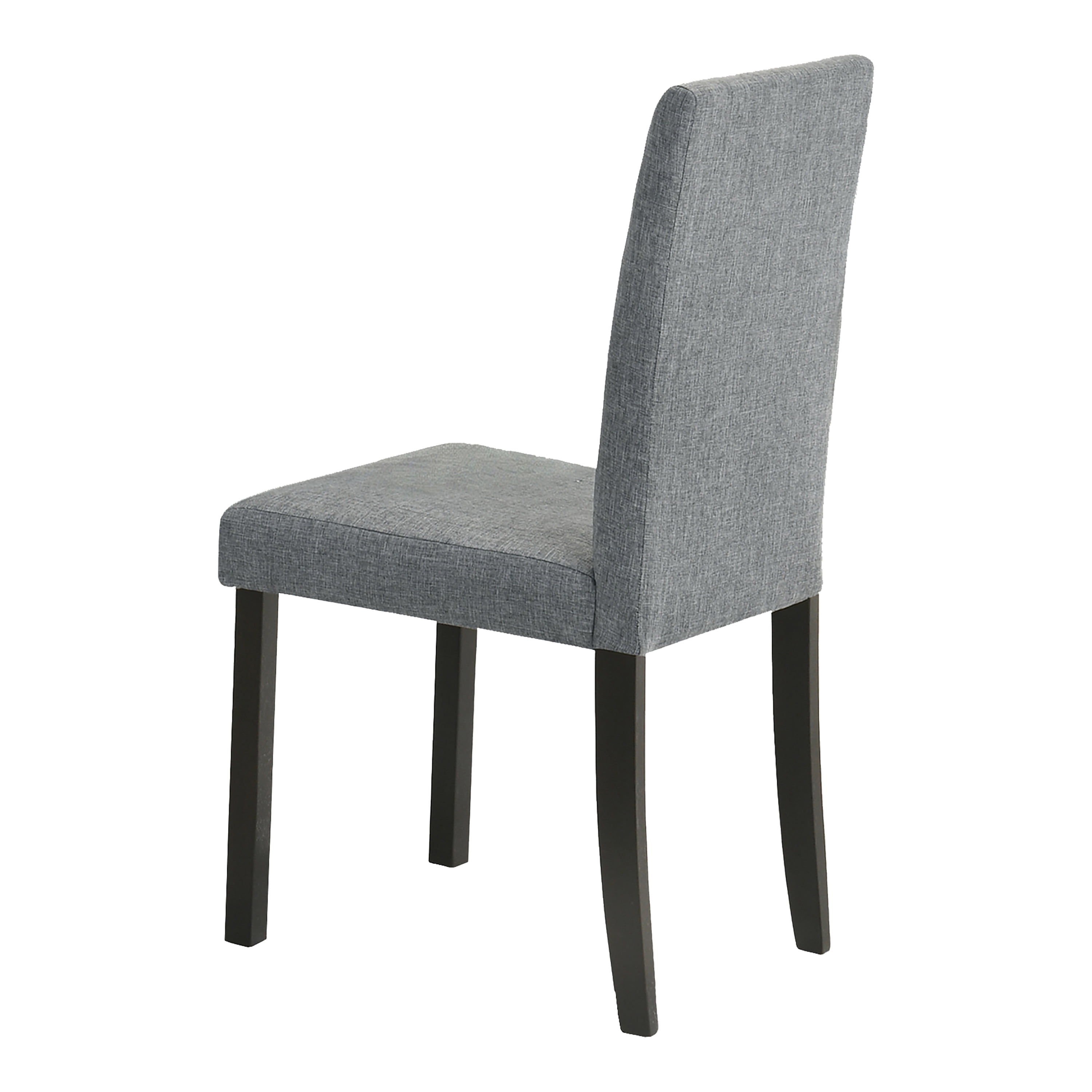 Furniture of America Risso Modern Fabric Upholstered High Back Dining Side Chairs, Espresso (Set of 4)