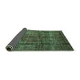 thumbnail image 2 of Ahgly Company Indoor Rectangle Oriental Turquoise Blue Modern Area Rugs, 2' x 3', 2 of 4